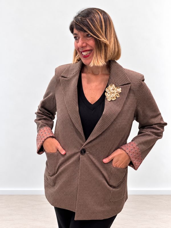 Blazer Pied Poule