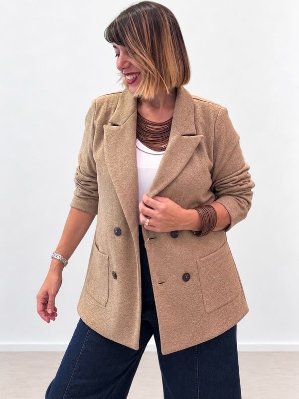 Blazer Chevron Cammello