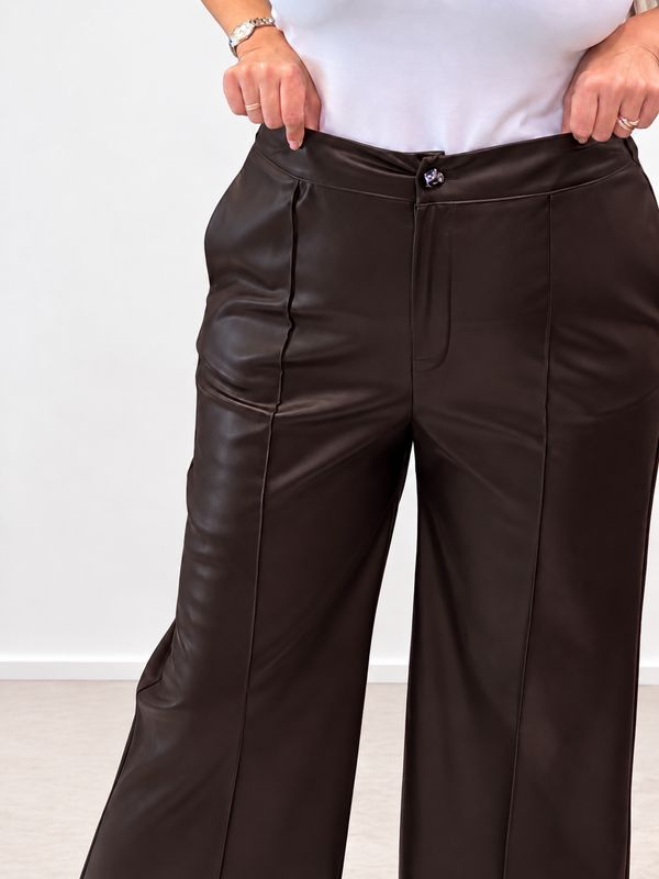 Pant ecopelle Cioccolato