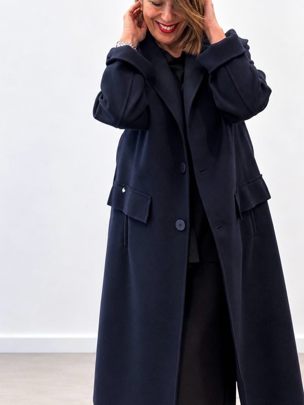 Cappotto vestaglia Blu Notte