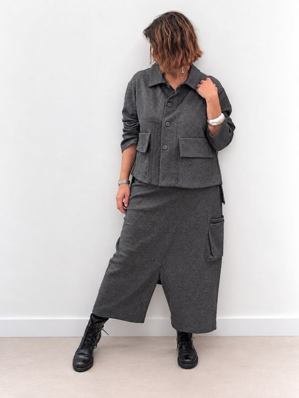 Gonna pantalone  pied de poule