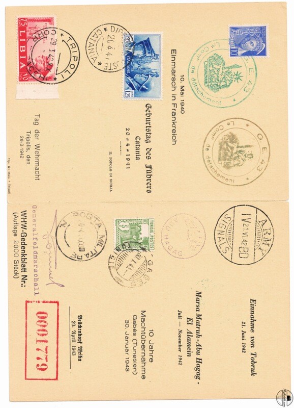 RARE WWII Memorial leaflet Germany 1940