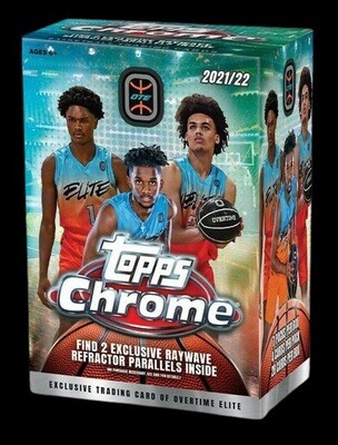 2021 Topps Chrome NBA Overtime Elite Blaster Box