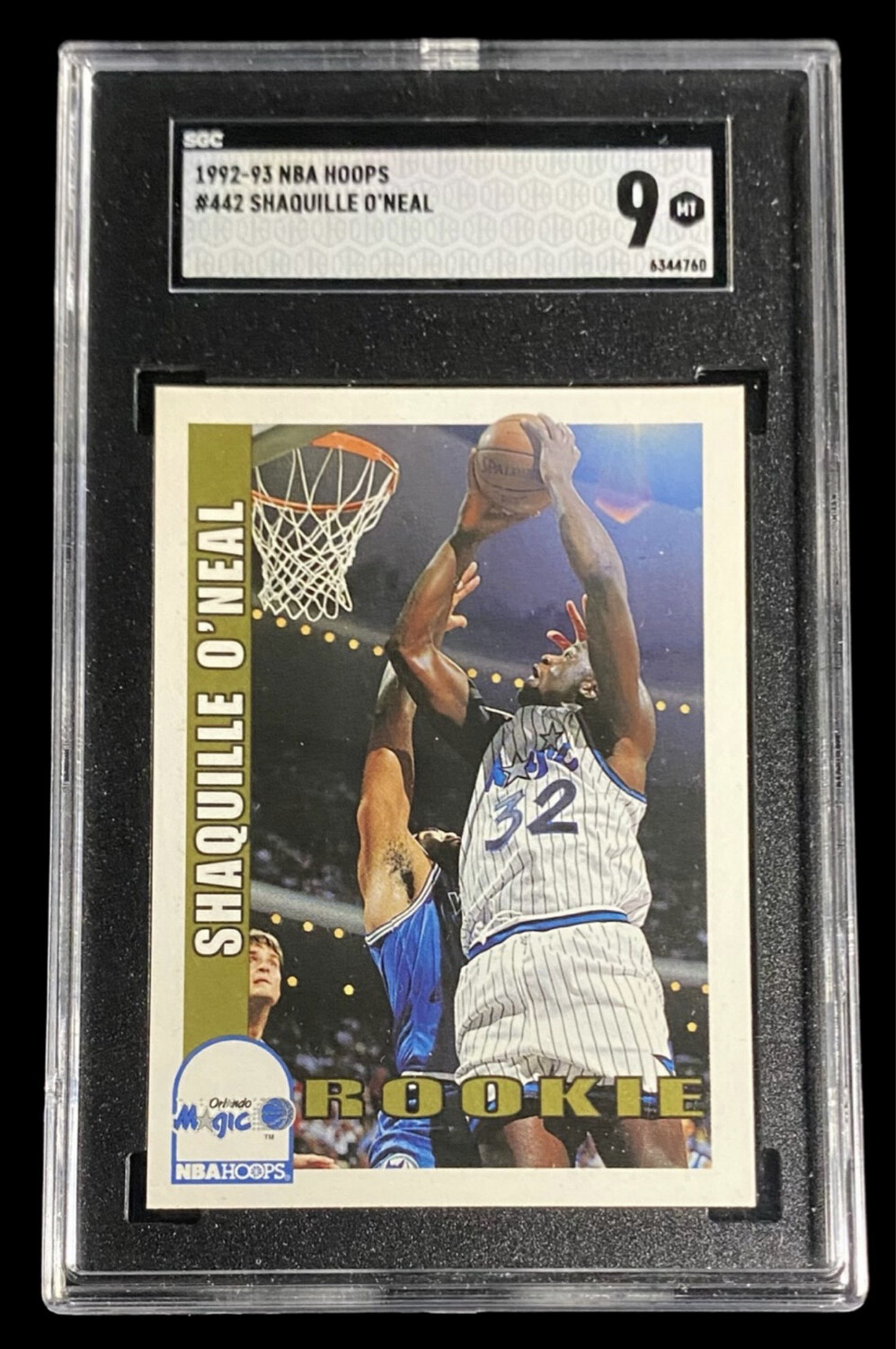Shaquille O’Neal 1992 NBA Hoops - SGC 9