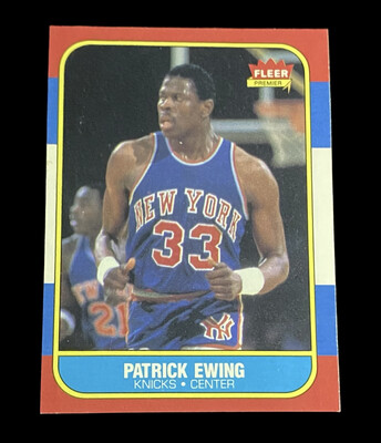 Patrick Ewing 1986 Fleer Rookie