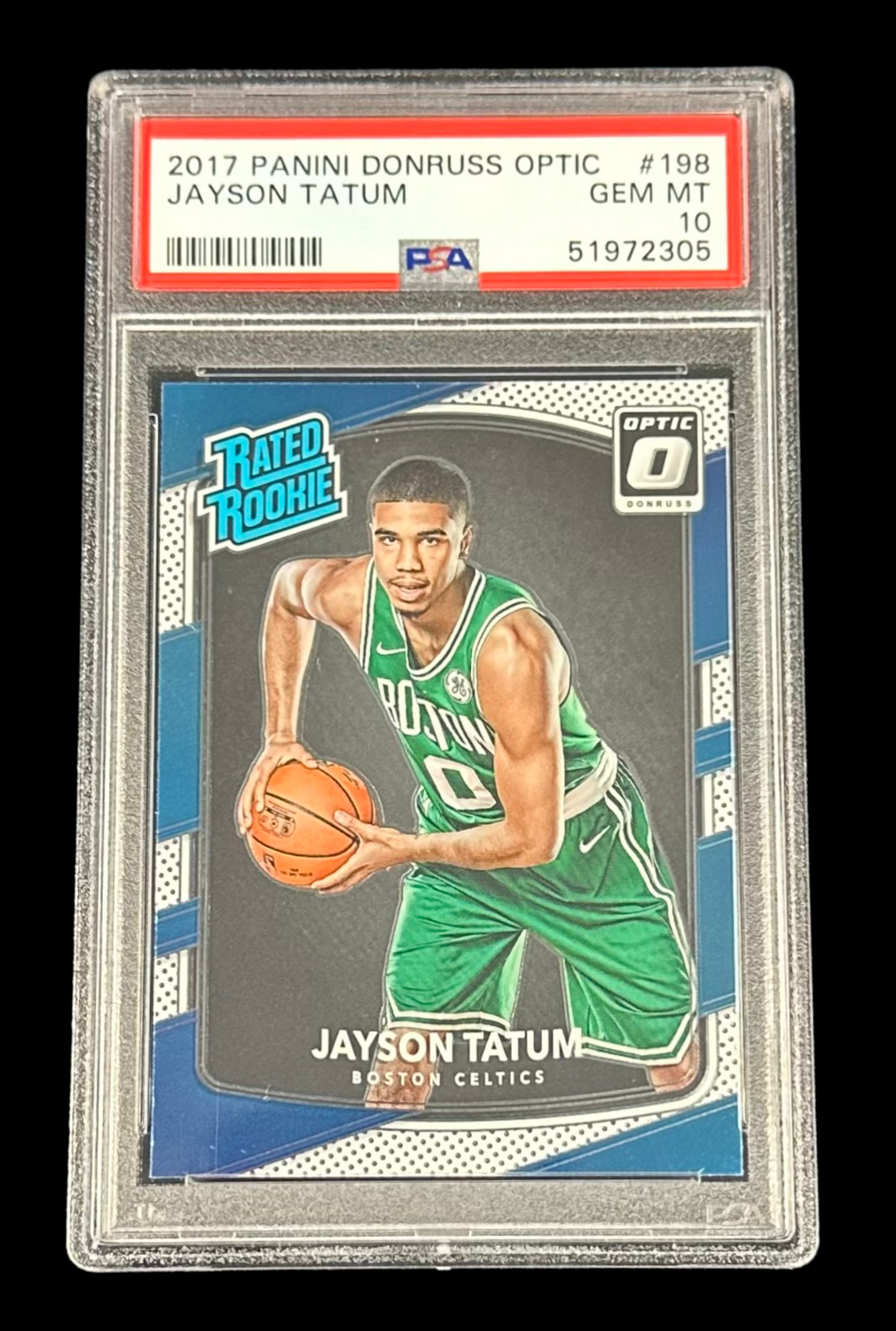 Jayson Tatum 2017 Donruss Optic Rookie PSA 10