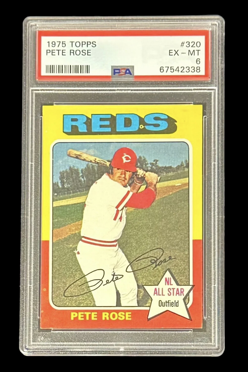 Pete Rose 1975 Topps #320 PSA 6
