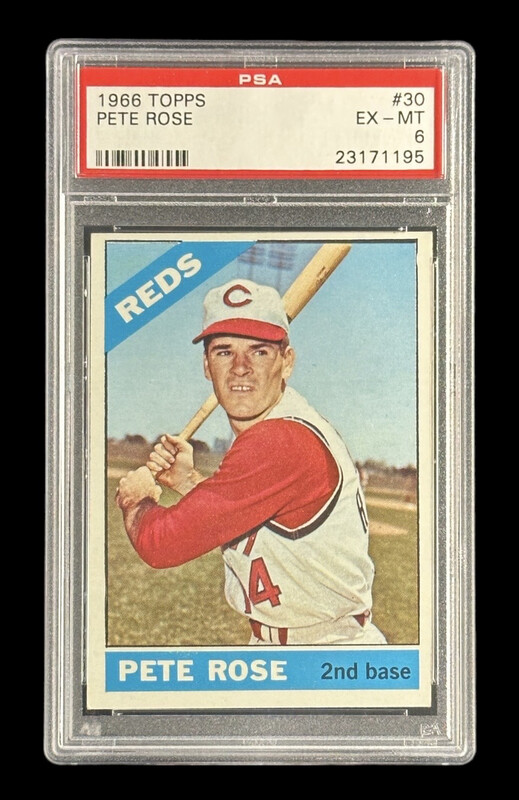 Pete Rose 1966 Topps PSA 6