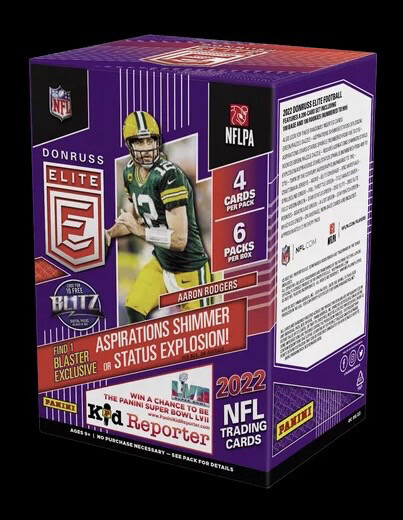 2022 Panini Donruss Elite Football Blaster Box