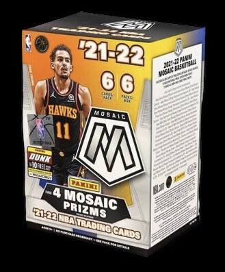 2021-22 Panini Mosaic Basketball Blaster Box