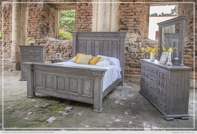 Terra Gray King Size Bed