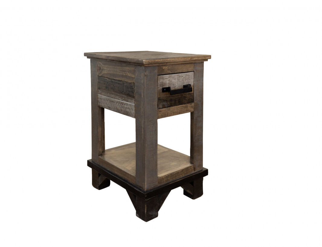 Loft Brown Chairside Table