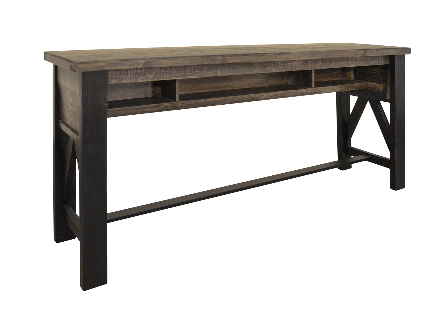Loft Brown Counter Height Sofa Table