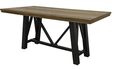 LOFT BROWN- 79" COUNTER TABLE