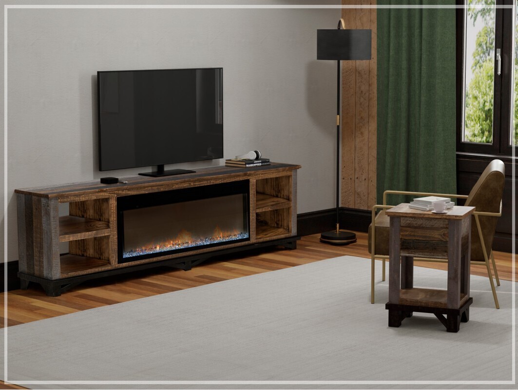 LOFT BROWN- 6441 ELECTRIC FIREPLACE