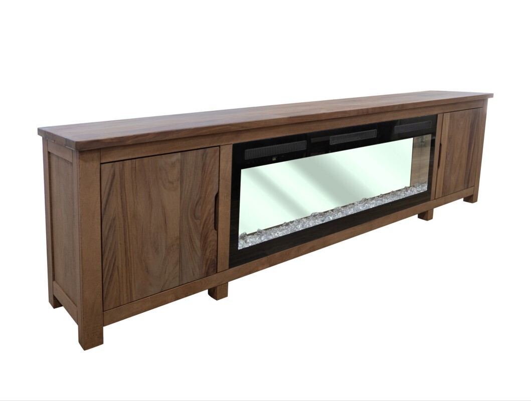 NATURAL PAROTA- 8681 ELECTRIC FIREPLACE- 93&quot;