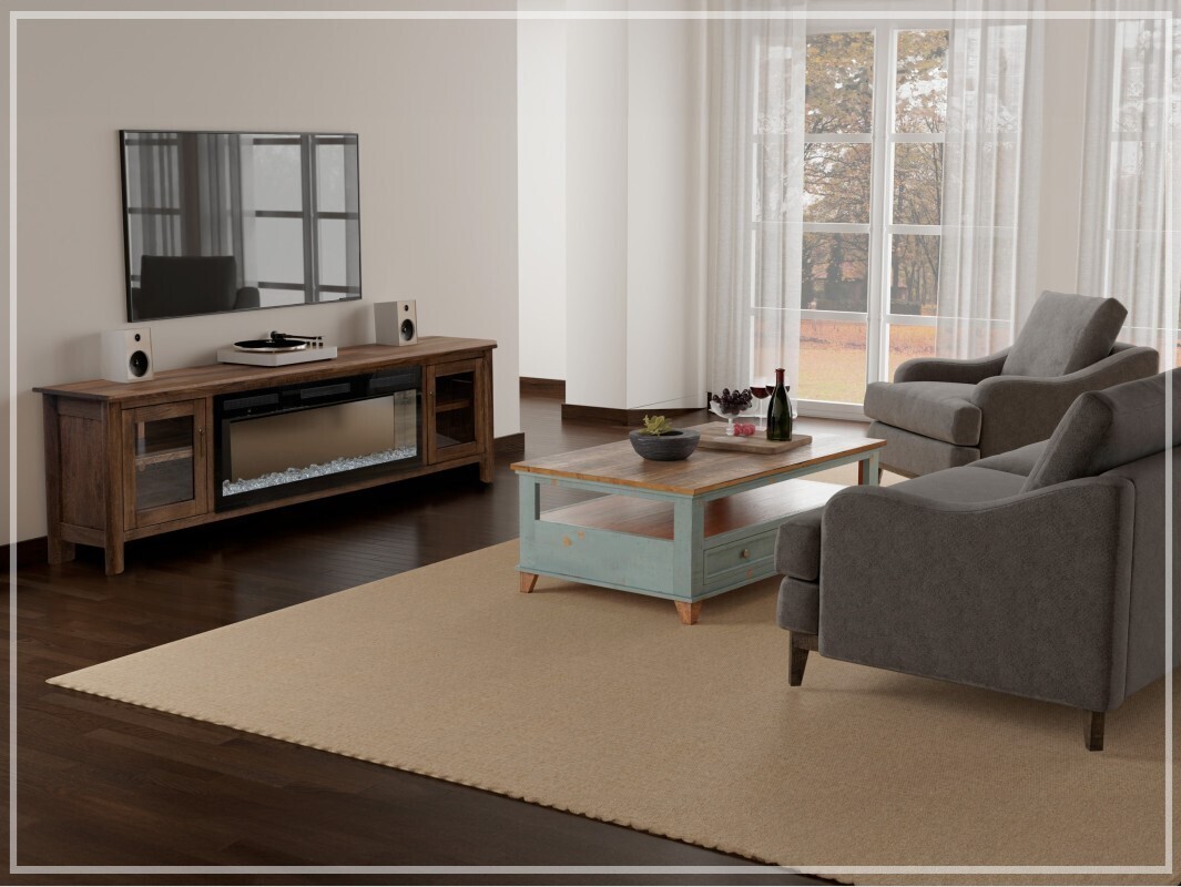 OLIMPIA- 7381 ELECTRIC FIREPLACE- 93&quot;