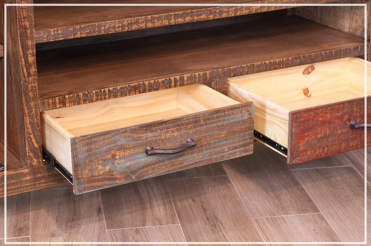 ANTIQUE - 968 TV STAND- 76 &#39;