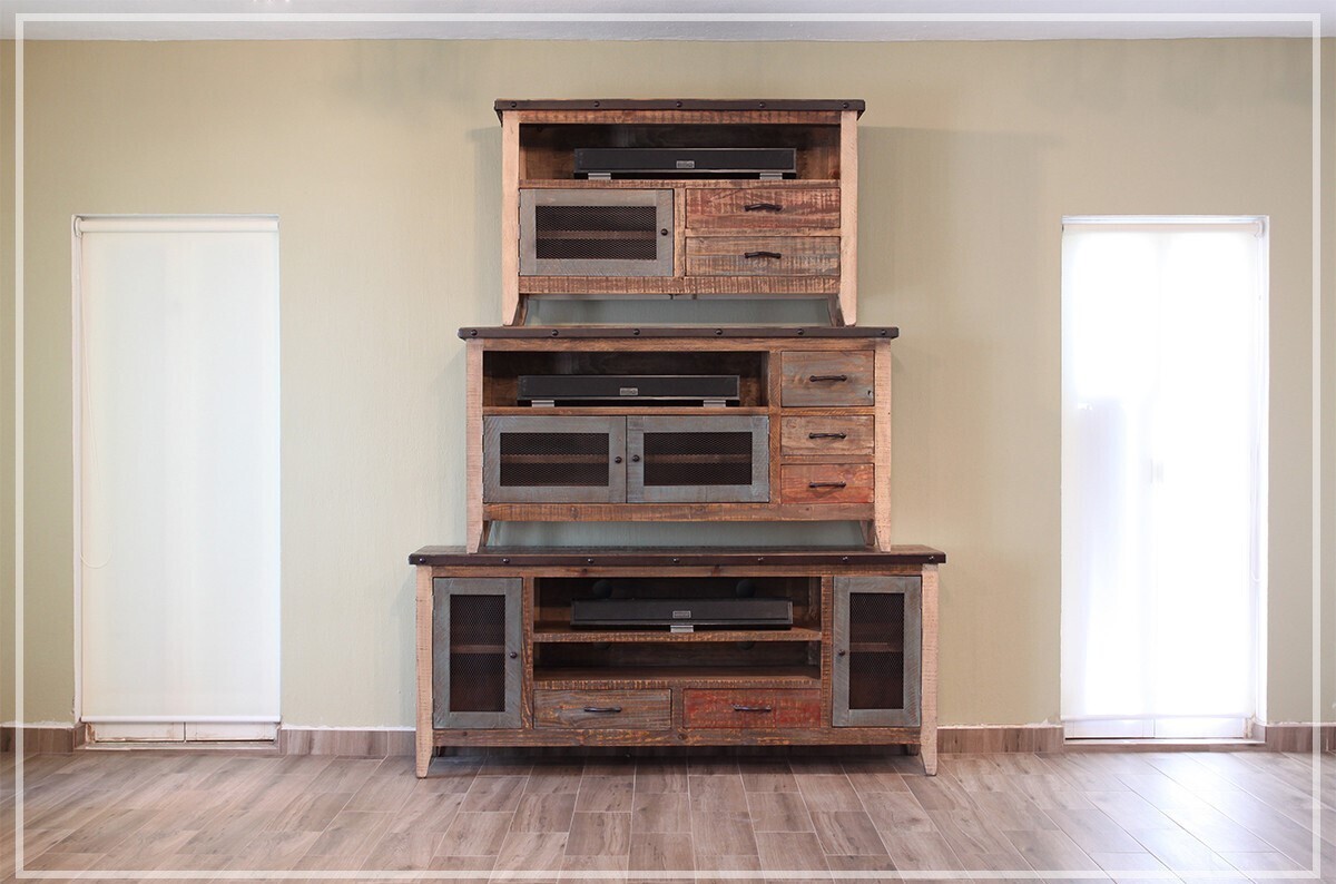 ANTIQUE - 967 TV STAND- 62 &#39;