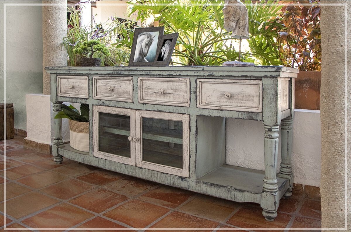 ARUBA NAT - 7332 TV STAND D-BL