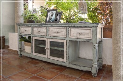 ARUBA NAT - 7332 TV STAND D-BL