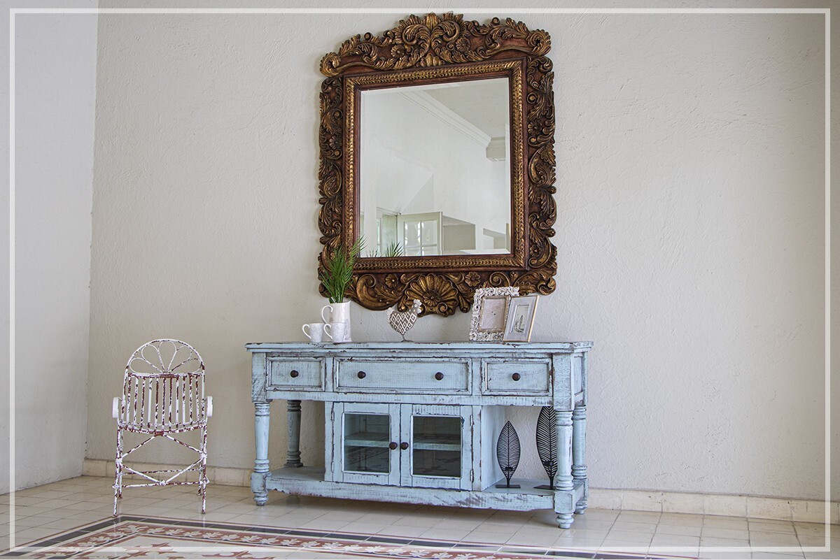 ARUBA - 7333 TV STAND 70-BL