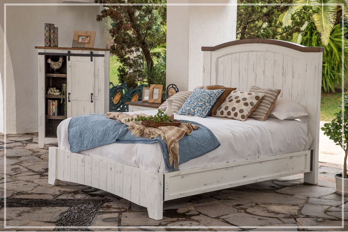 PUEBLO WHITE - 360 QUEEN BED