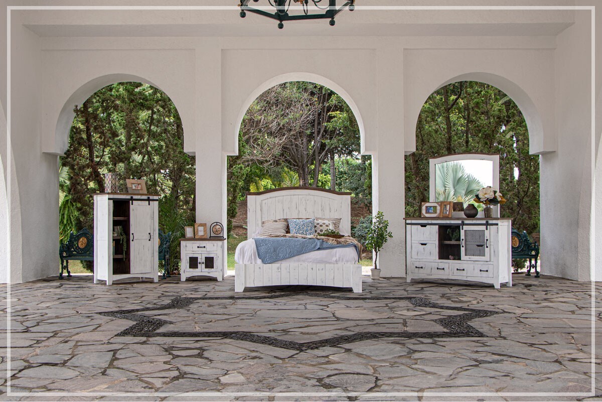PUEBLO WHITE - 360 CALI KING BED