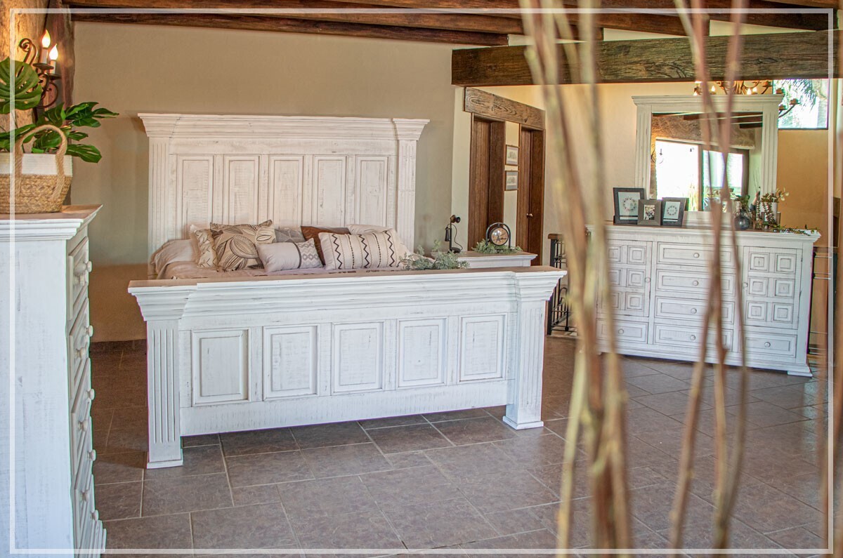 TERRA WHITE- 1022 KING BED
