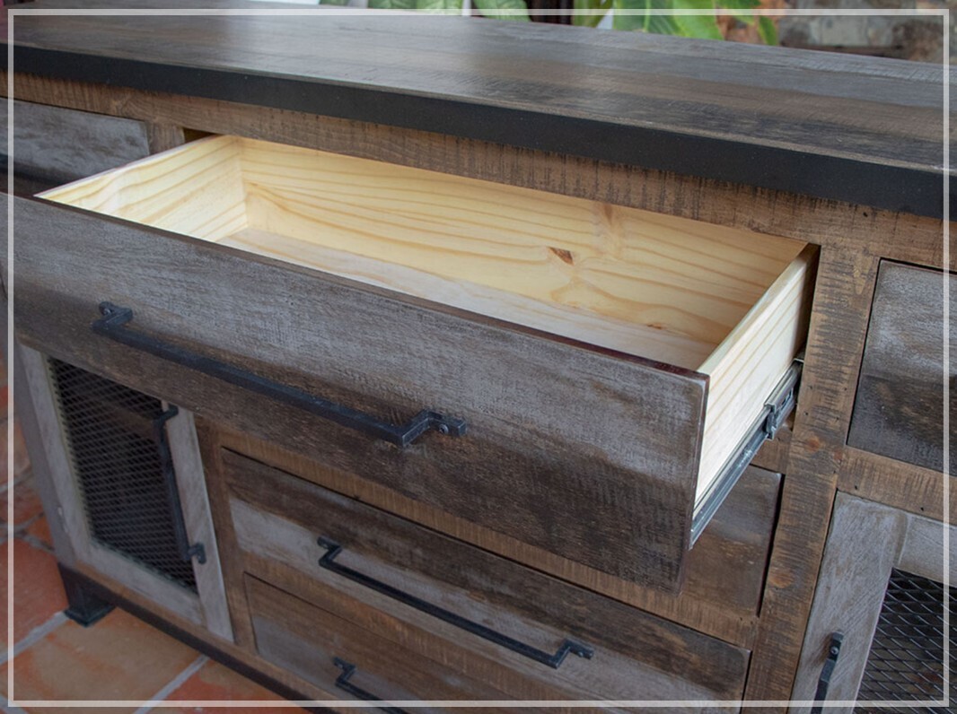 ANTIQUE GRAY- 9771 BUFFET