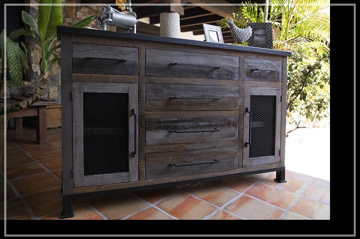 ANTIQUE GRAY- 9771 BUFFET
