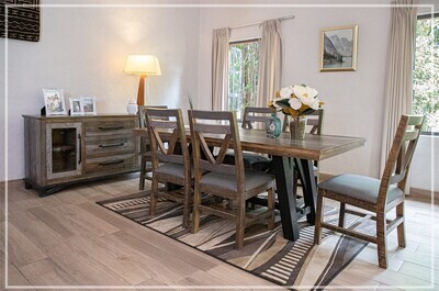 LOFT BROWN - 6441 TABLE - 79&quot;