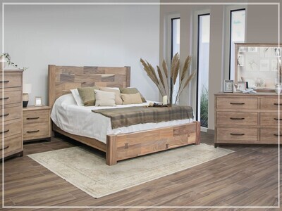 NATURAL PAROTA- 8681 KING BED