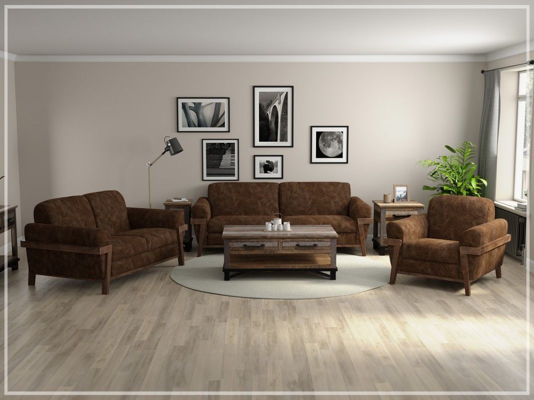 LOFT BROWN - IUP644 LOVESEAT