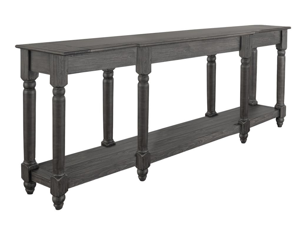 TIFFANY - 3641 SOFA TABLE - 95&quot; BLK