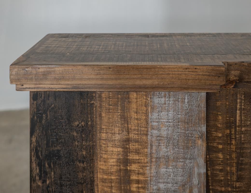 LOFT BROWN - 6442 FIREPLACE CONSOLE