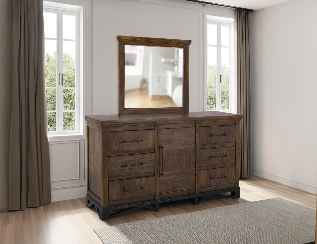 WALNUT - 3421 DRESSER