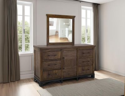 WALNUT - 3421 DRESSER