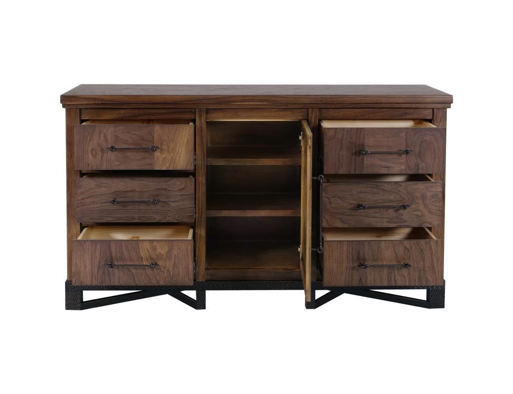 WALNUT - 3421 DRESSER