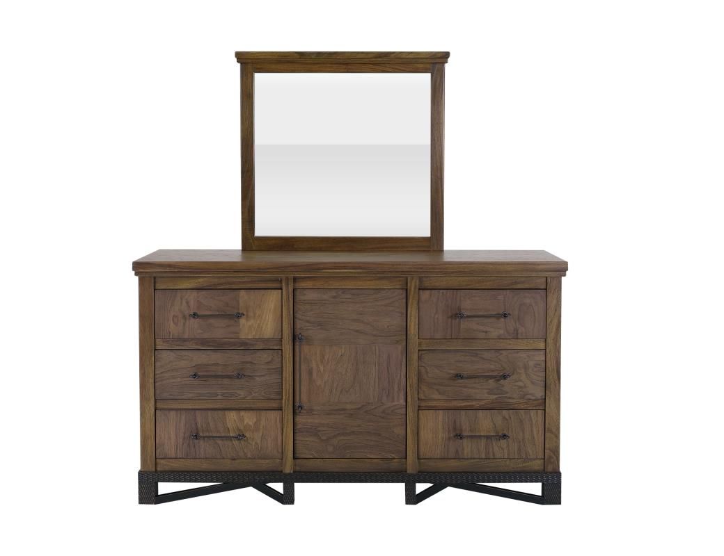 WALNUT - 3421 DRESSER