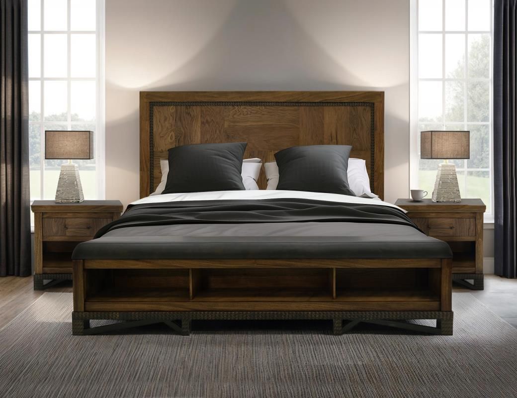 WALNUT - 3421 KING BED