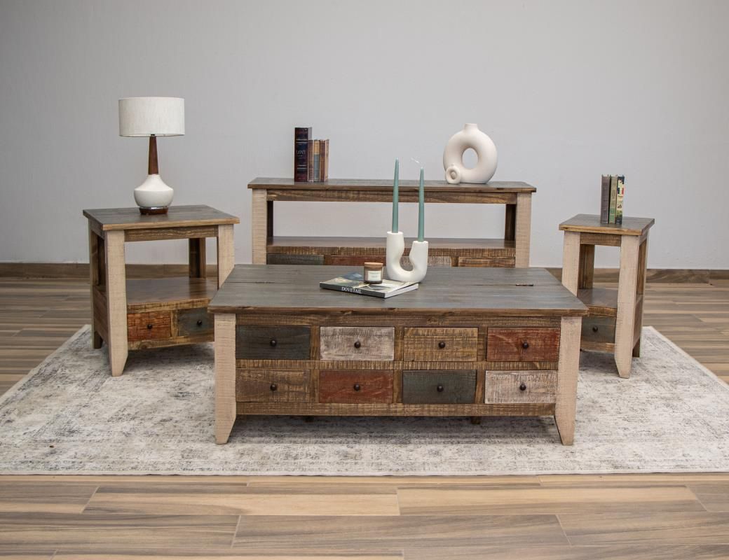 ANTIQUE - 965 CHAIRSIDE TABLE