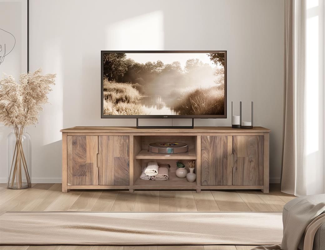NATURAL PAROTA - 8681 TV-STAND 88&quot;