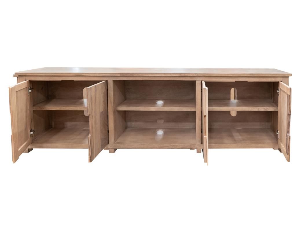 NATURAL PAROTA - 8681 TV-STAND 88&quot;