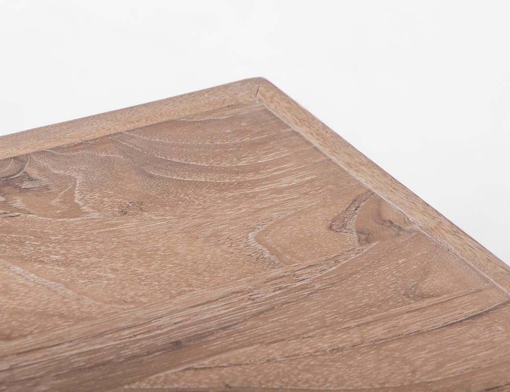 WHITETEAK - 1271 CHAIRSIDE TABLE