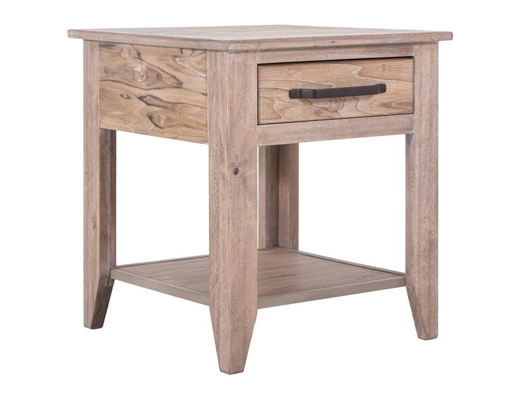 WHITETEAK - 1271 END TABLE
