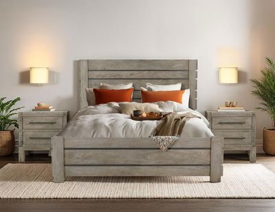 MERIDA WHITE - 2921 QUEEN BED