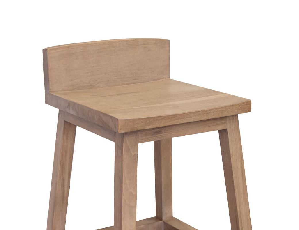 NATURAL PAROTA - 8681 BARSTOOL 24&quot;