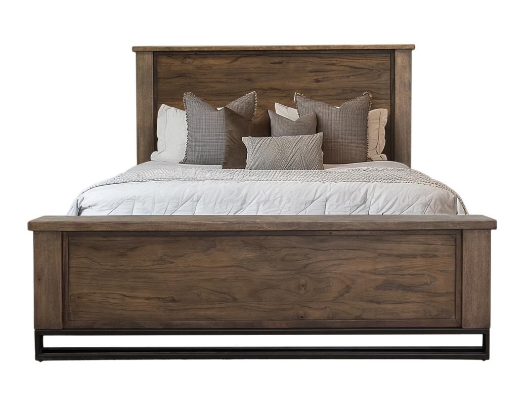NATURAL TECA - 1171 KING BED