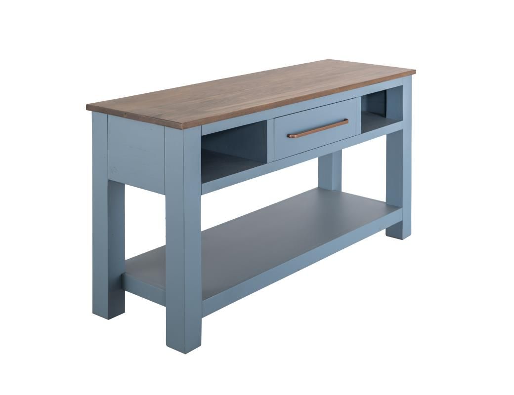 ALBAN - 4521 SOFA TABLE BLUE